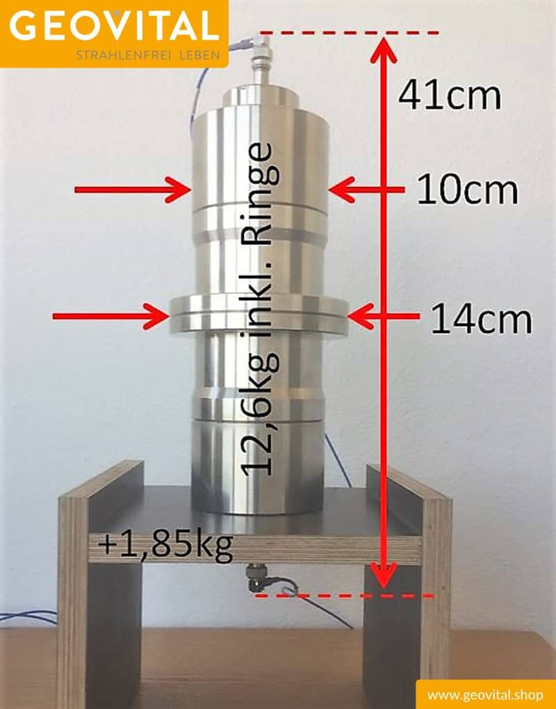 TEM Messglocke mit Größenangaben